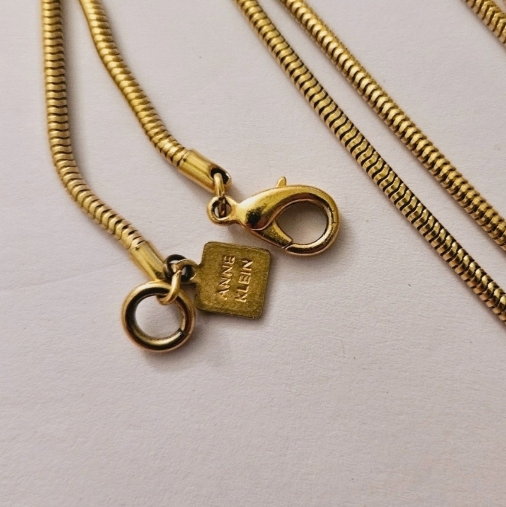 Anne Klein Gold Key Necklace - Picture 3 of 11